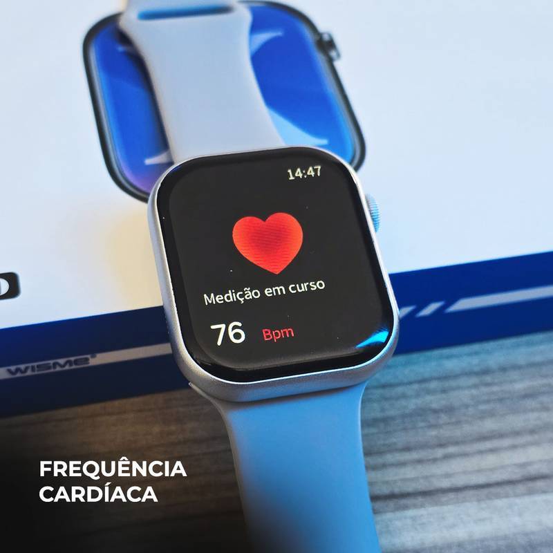 WS-X10 Série 10 – Smartwatch Premium com 3 Pulseiras + Funções Avançadas