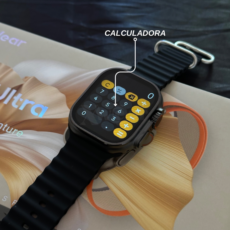 GS9 ULTRA | Série 9 Ultra 49mm com Ilha Dinâmica + Pulseira de Silicone Grátis