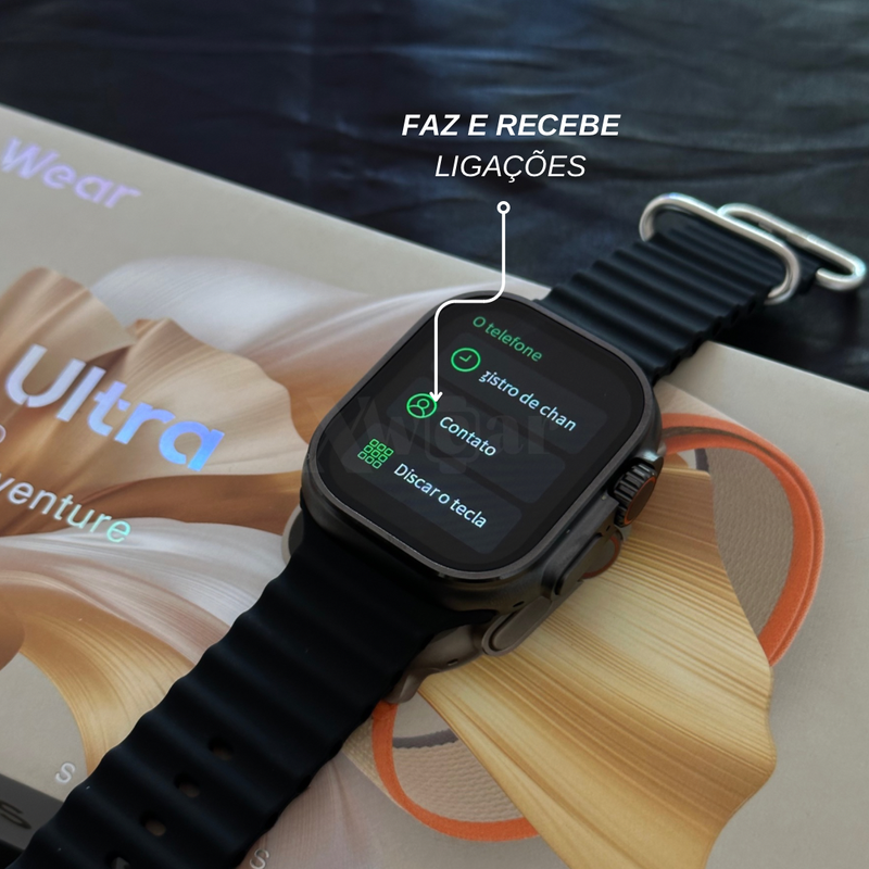 GS9 ULTRA | Série 9 Ultra 49mm com Ilha Dinâmica + Pulseira de Silicone Grátis