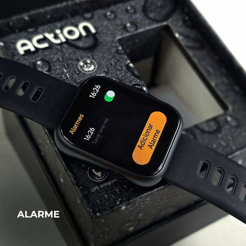 ACTION WEARZONE – Com ALEXA Integrada, GPS Embutido e 3ATM de Resistência
