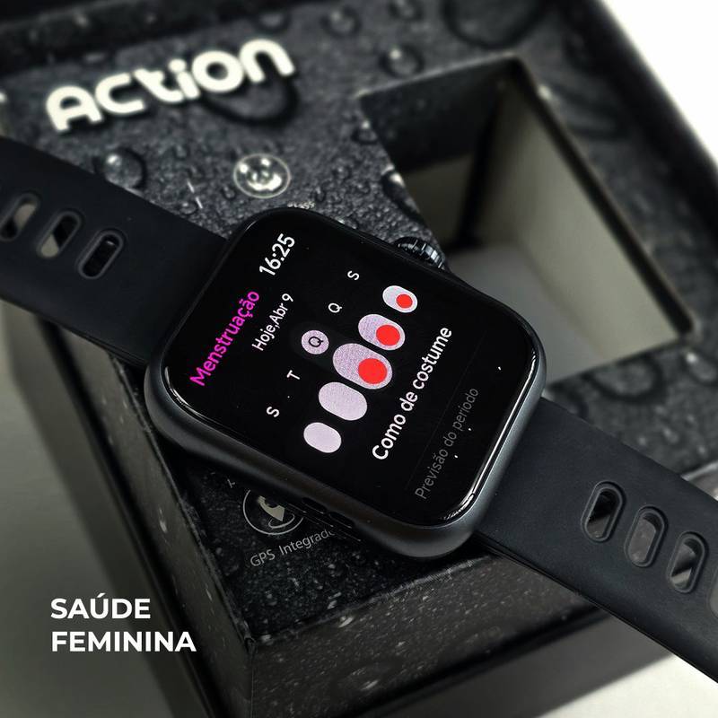 ACTION WEARZONE – Com ALEXA Integrada, GPS Embutido e 3ATM de Resistência