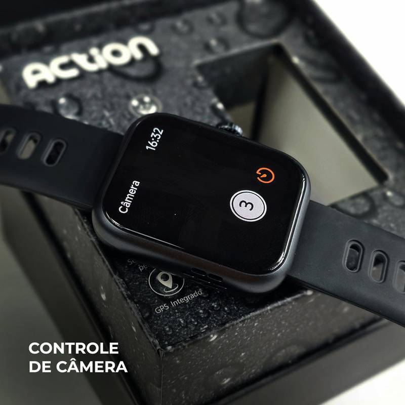 ACTION WEARZONE – Com ALEXA Integrada, GPS Embutido e 3ATM de Resistência