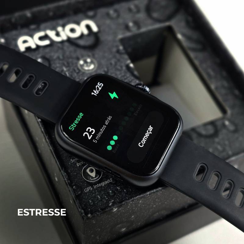 ACTION WEARZONE – Com ALEXA Integrada, GPS Embutido e 3ATM de Resistência