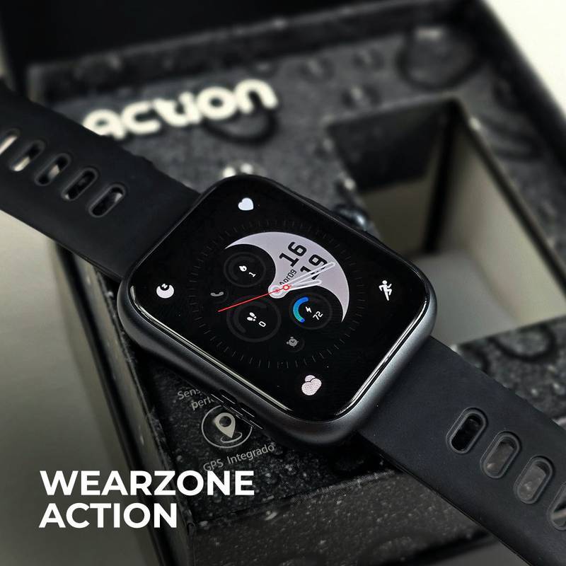ACTION WEARZONE – Com ALEXA Integrada, GPS Embutido e 3ATM de Resistência
