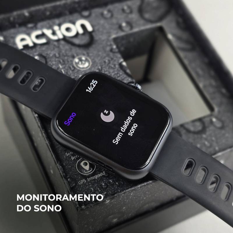 ACTION WEARZONE – Com ALEXA Integrada, GPS Embutido e 3ATM de Resistência