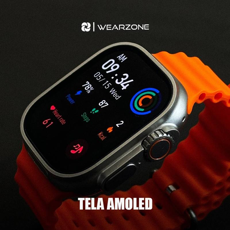 Horizon Pro | Smartwatch 4G/5G com Câmera Rotativa, Tela AMOLED e NFC | 2GB RAM + 16GB ROM