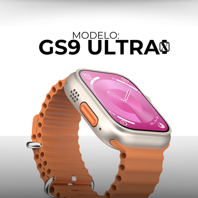 GS9 ULTRA | Série 9 Ultra 49mm com Ilha Dinâmica + Pulseira de Silicone Grátis