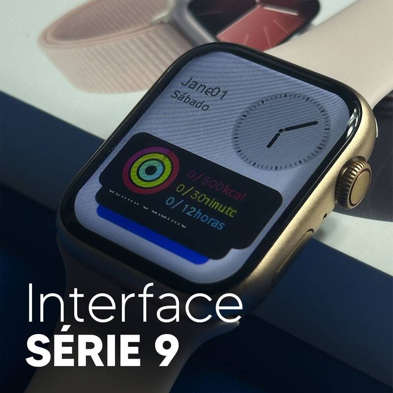 GS9 Pro - Série 9 | Smartwatch 45mm com Funções Avançadas e Excelente Custo-Benefício