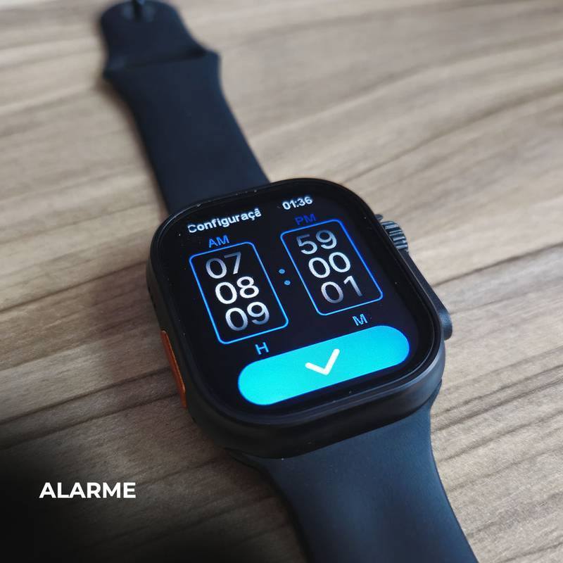 Smartwatch N10 Ultra 49mm | Kit com 4 Pulseiras | Ligações + Funções Premium