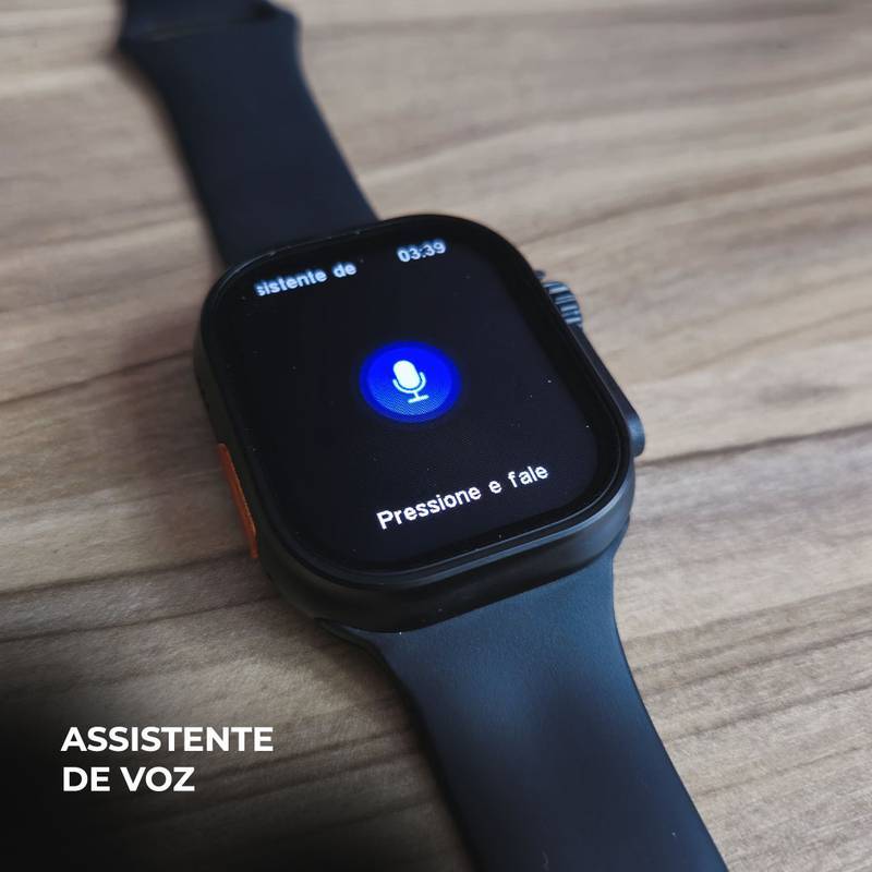 Smartwatch N10 Ultra 49mm | Kit com 4 Pulseiras | Ligações + Funções Premium