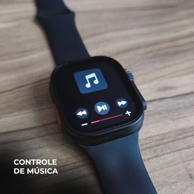 Smartwatch N10 Ultra 49mm | Kit com 4 Pulseiras | Ligações + Funções Premium