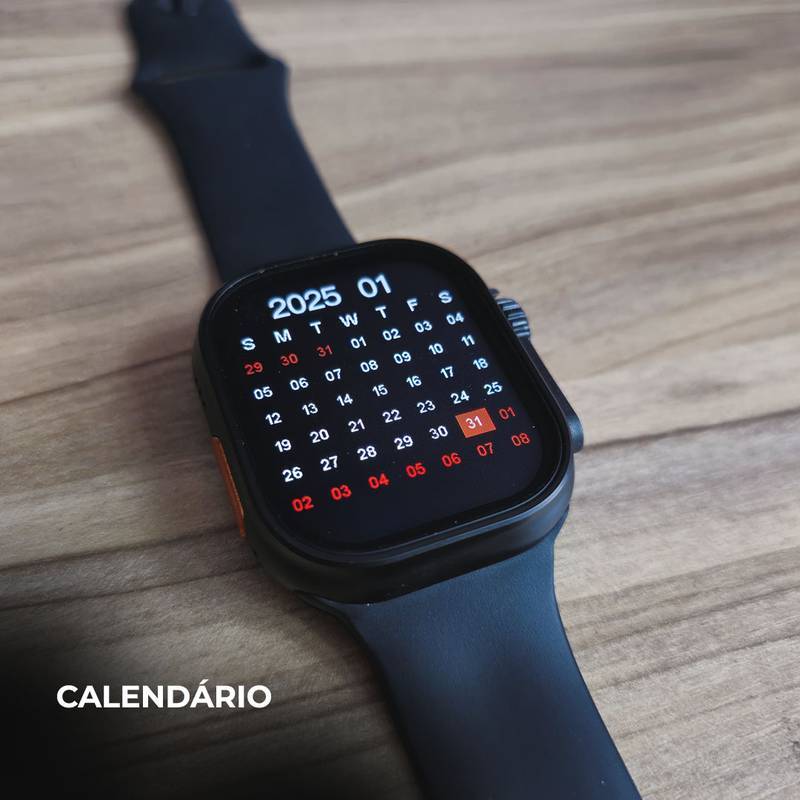 Smartwatch N10 Ultra 49mm | Kit com 4 Pulseiras | Ligações + Funções Premium