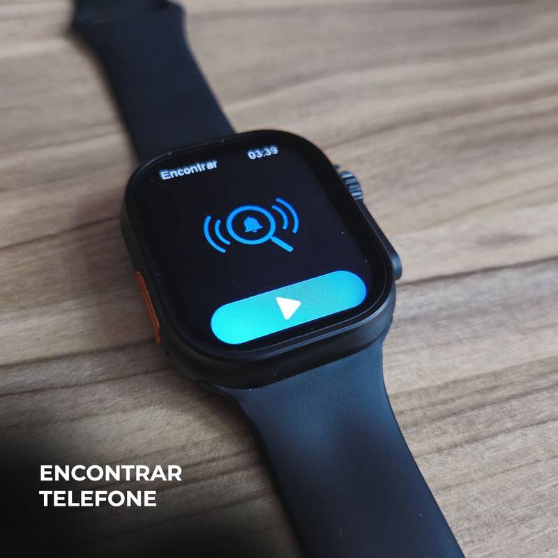 Smartwatch N10 Ultra 49mm | Kit com 4 Pulseiras | Ligações + Funções Premium