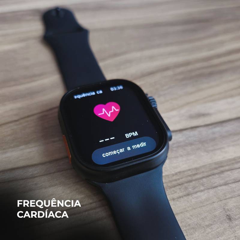 Smartwatch N10 Ultra 49mm | Kit com 4 Pulseiras | Ligações + Funções Premium