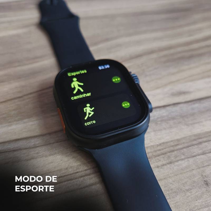 Smartwatch N10 Ultra 49mm | Kit com 4 Pulseiras | Ligações + Funções Premium