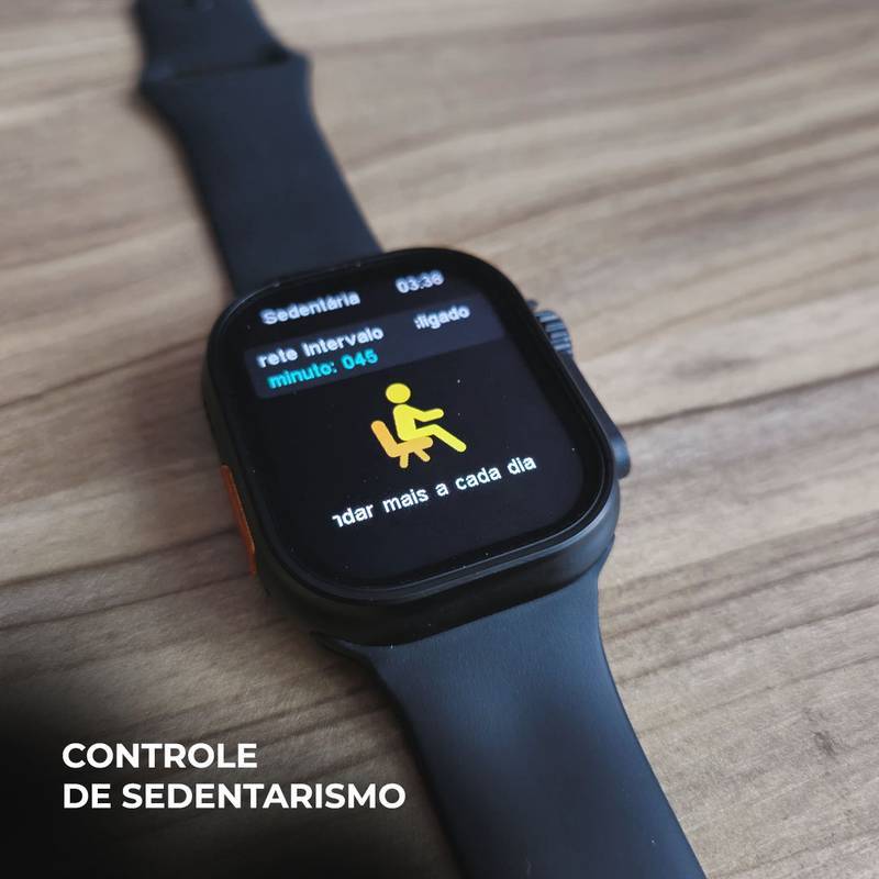 Smartwatch N10 Ultra 49mm | Kit com 4 Pulseiras | Ligações + Funções Premium