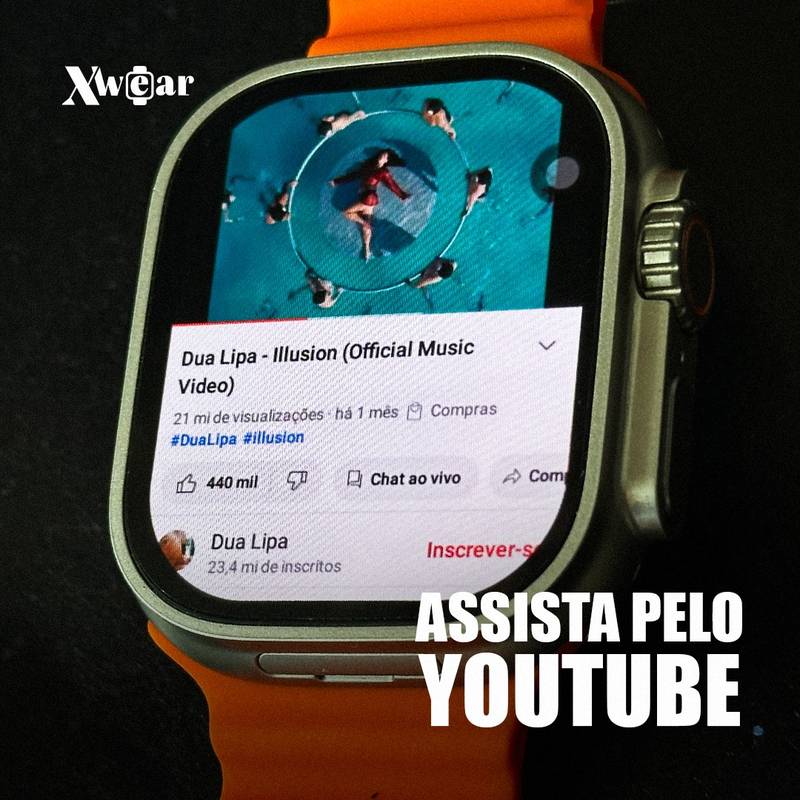 Horizon Pro | Smartwatch 4G/5G com Câmera Rotativa, Tela AMOLED e NFC | 2GB RAM + 16GB ROM