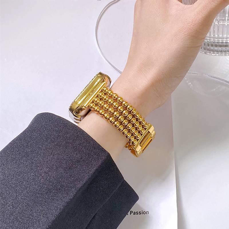 Pulseira de Aço de Luxo – Compatível com Apple Watch 38mm/40mm/41mm