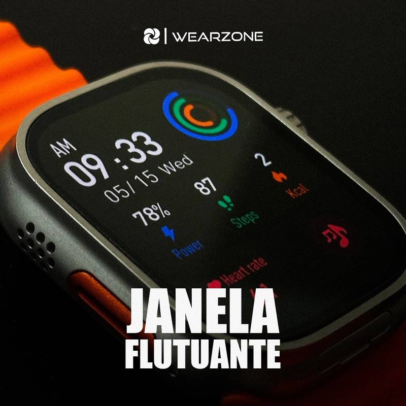 Horizon Pro | Smartwatch 4G/5G com Câmera Rotativa, Tela AMOLED e NFC | 2GB RAM + 16GB ROM