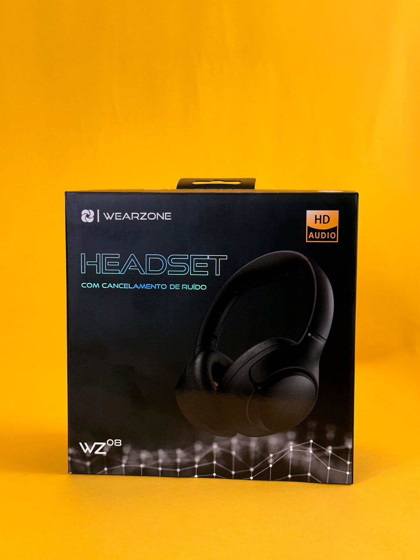Headset WZ08 | Cancelamento de Ruído Profundo | Bateria de 60h | Chamadas em HD