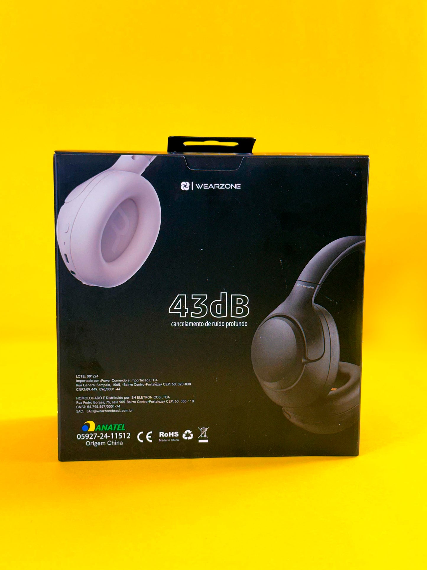 Headset WZ08 | Cancelamento de Ruído Profundo | Bateria de 60h | Chamadas em HD