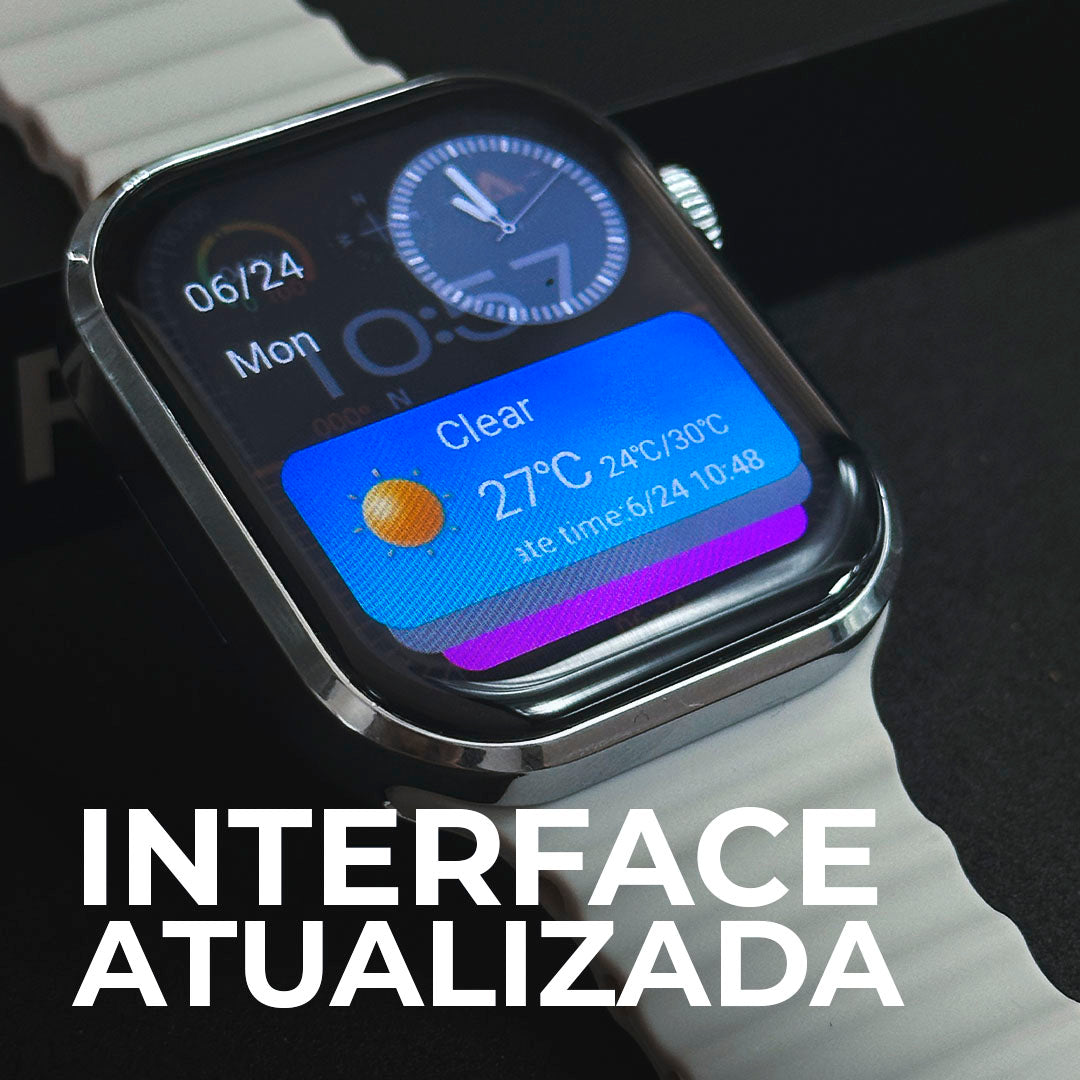 XV9 PRO Smartwatch – Tela Nível AMOLED, CPU Dual Core, Design Exclusivo e 2GB de Armazenamento