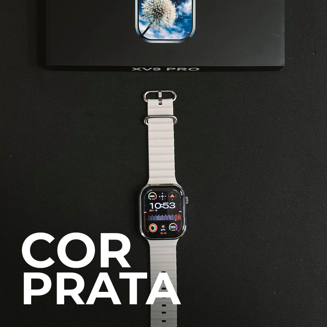 XV9 PRO Smartwatch – Tela Nível AMOLED, CPU Dual Core, Design Exclusivo e 2GB de Armazenamento