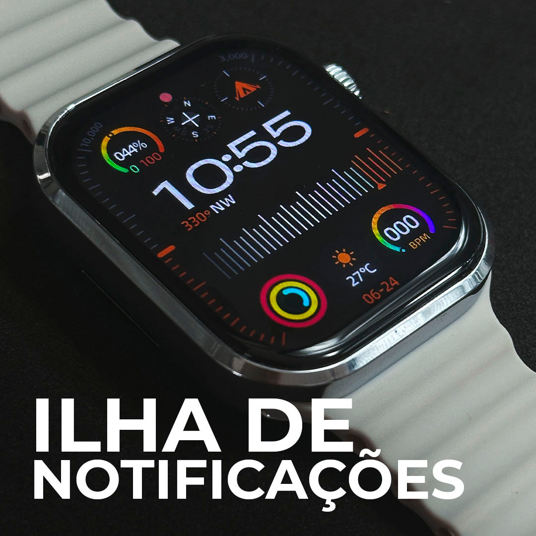 XV9 PRO Smartwatch – Tela Nível AMOLED, CPU Dual Core, Design Exclusivo e 2GB de Armazenamento