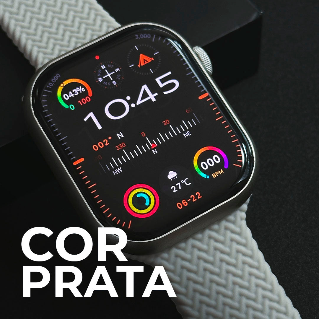 XW9 PRO Smartwatch – Tela AMOLED Ultra HD, 2GB de Armazenamento, CPU Dual Core, Ilha de Notificações e Função Dois Gestos