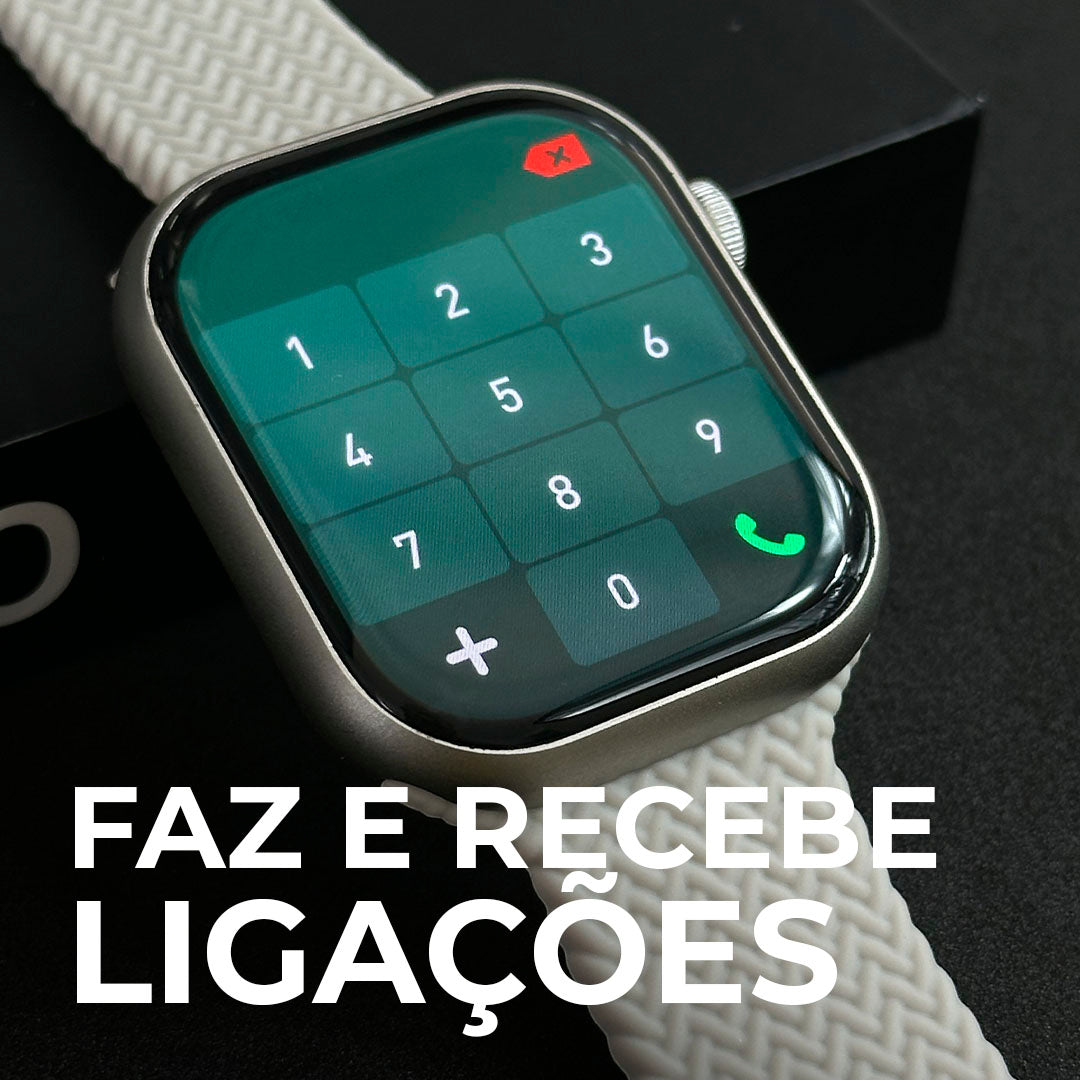 XW9 PRO Smartwatch – Tela AMOLED Ultra HD, 2GB de Armazenamento, CPU Dual Core, Ilha de Notificações e Função Dois Gestos