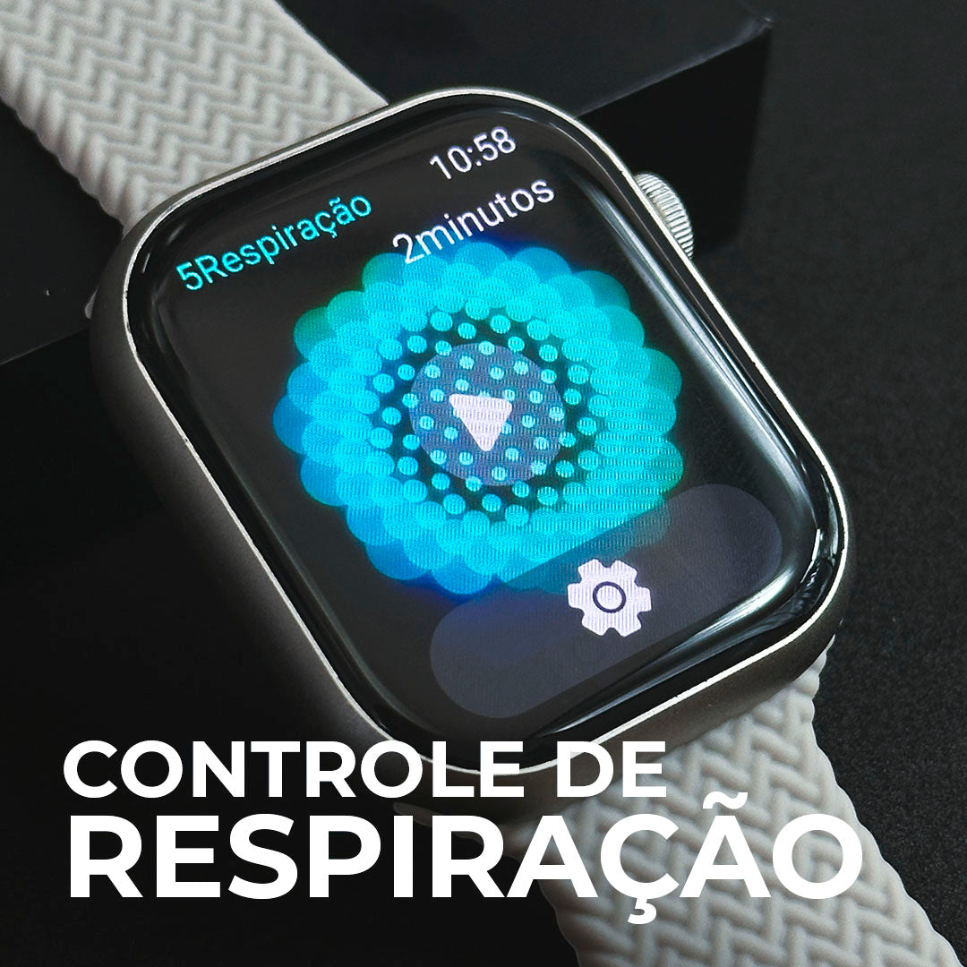 XW9 PRO Smartwatch – Tela AMOLED Ultra HD, 2GB de Armazenamento, CPU Dual Core, Ilha de Notificações e Função Dois Gestos