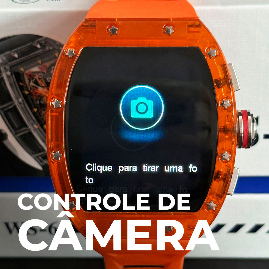 WS-6 Smartwatch | Design Premium com Estilo Richard Mille e Alta Performance
