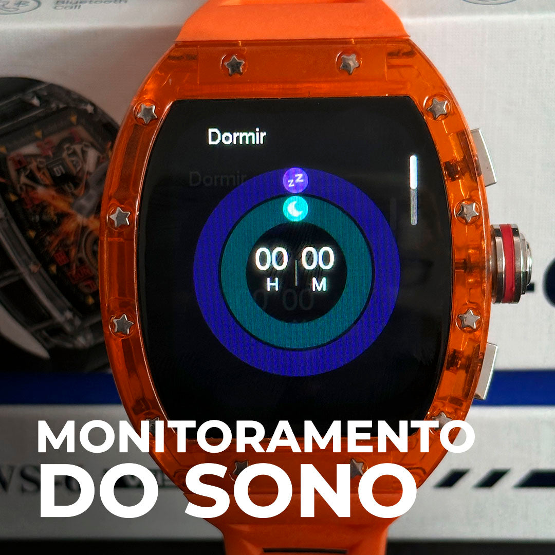 WS-6 Smartwatch | Design Premium com Estilo Richard Mille e Alta Performance