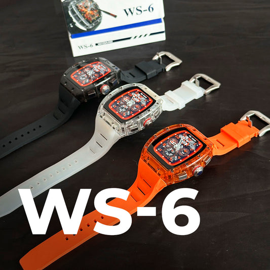 WS-6 Smartwatch | Design Premium com Estilo Richard Mille e Alta Performance