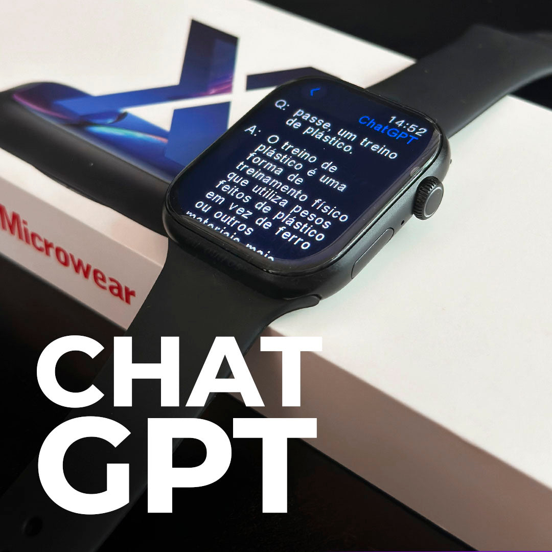 S10 Microwear Série 10 | Chat GPT em Português | Tradutor de Idiomas | IP68 | NFC