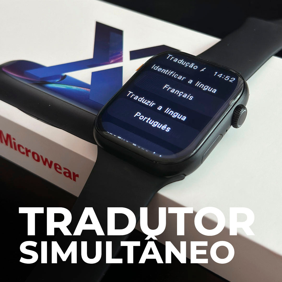S10 Microwear Série 10 | Chat GPT em Português | Tradutor de Idiomas | IP68 | NFC