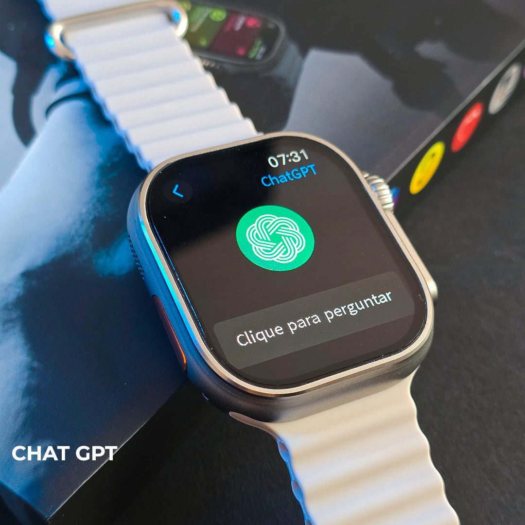 U4 PRO Microwear – 1GB, ChatGPT, Resistência 3ATM e Modo Saúde