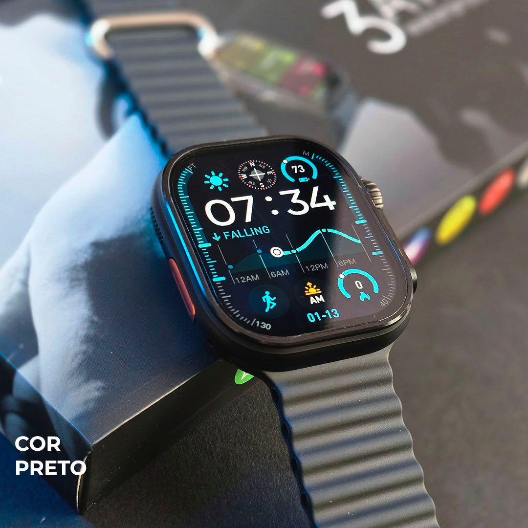 U4 PRO Microwear – 1GB, ChatGPT, Resistência 3ATM e Modo Saúde