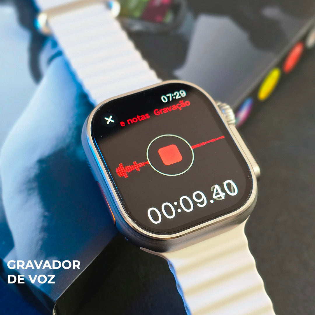 U4 PRO Microwear – 1GB, ChatGPT, Resistência 3ATM e Modo Saúde