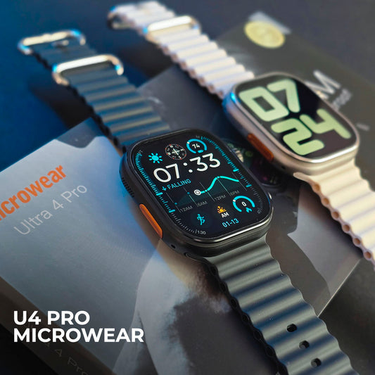 U4 PRO Microwear – 1GB, ChatGPT, Resistência 3ATM e Modo Saúde