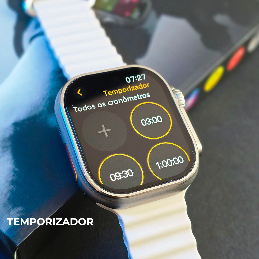 U4 PRO Microwear – 1GB, ChatGPT, Resistência 3ATM e Modo Saúde