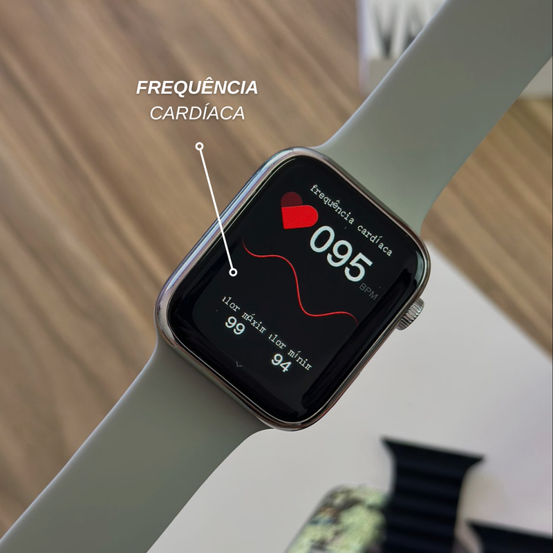 H9 Smartwatch 45mm + Capa + 3 Pulseiras