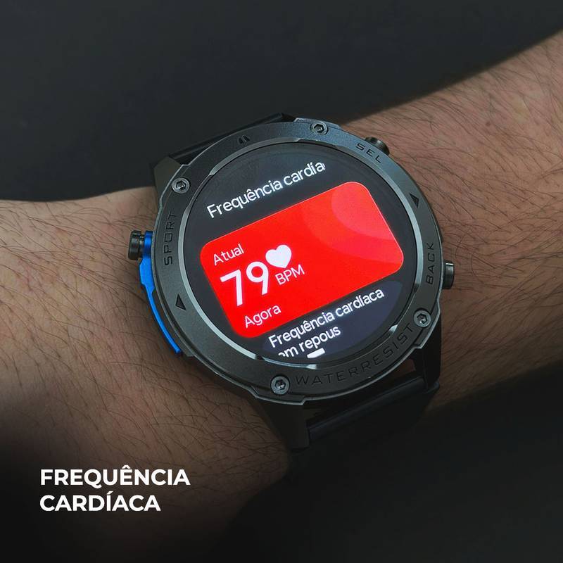 WEARZONE BRAVE | GPS de Dupla Frequência | 5ATM | Resistência Militar IP69K