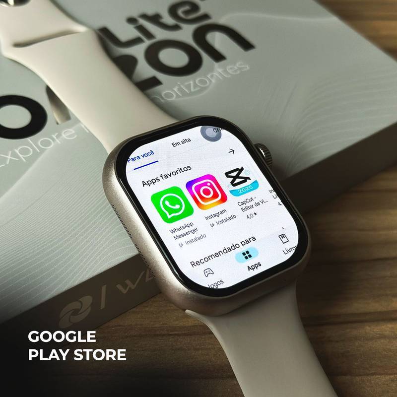 Horizon Lite+ | Smartwatch 4G com Câmera Rotativa HD | 3GB RAM + 32GB | Tela Super AMOLED